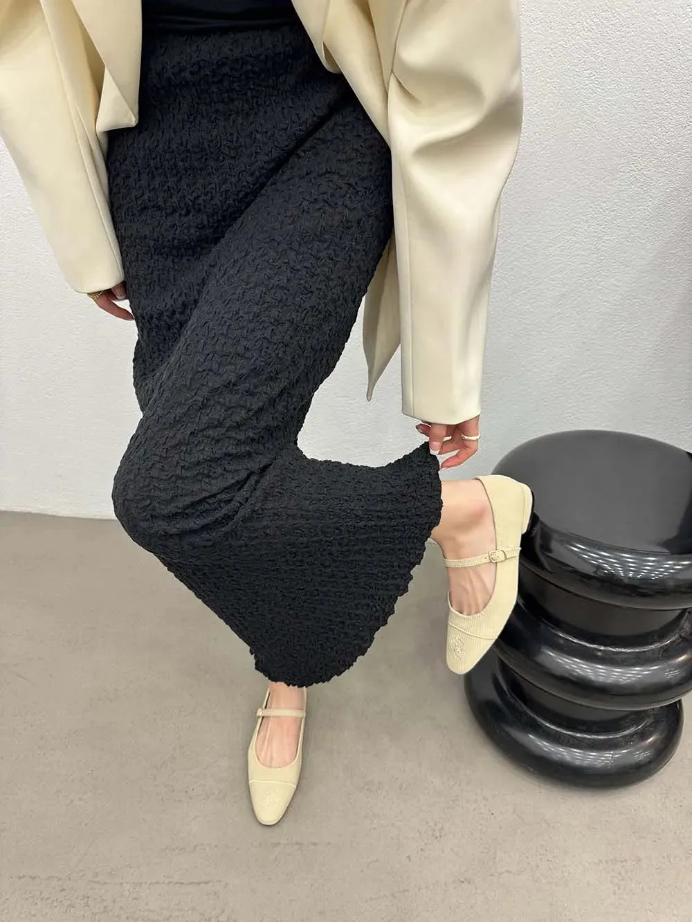 binfenxie  -  Round Toe Women Loafers 2024 New Arrivals Black Beige Khaki Belt Buckle Autumn Spring Dress Shoes Woman Low Heeled Party Pumps