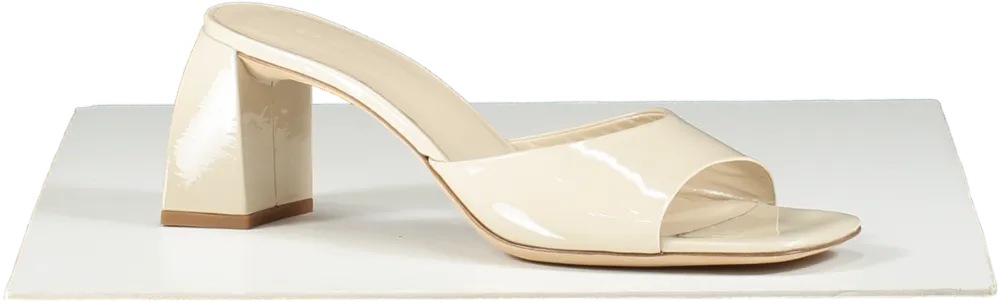 BY FAR Beige Romy Mule Sandals UK 7 EU 40 