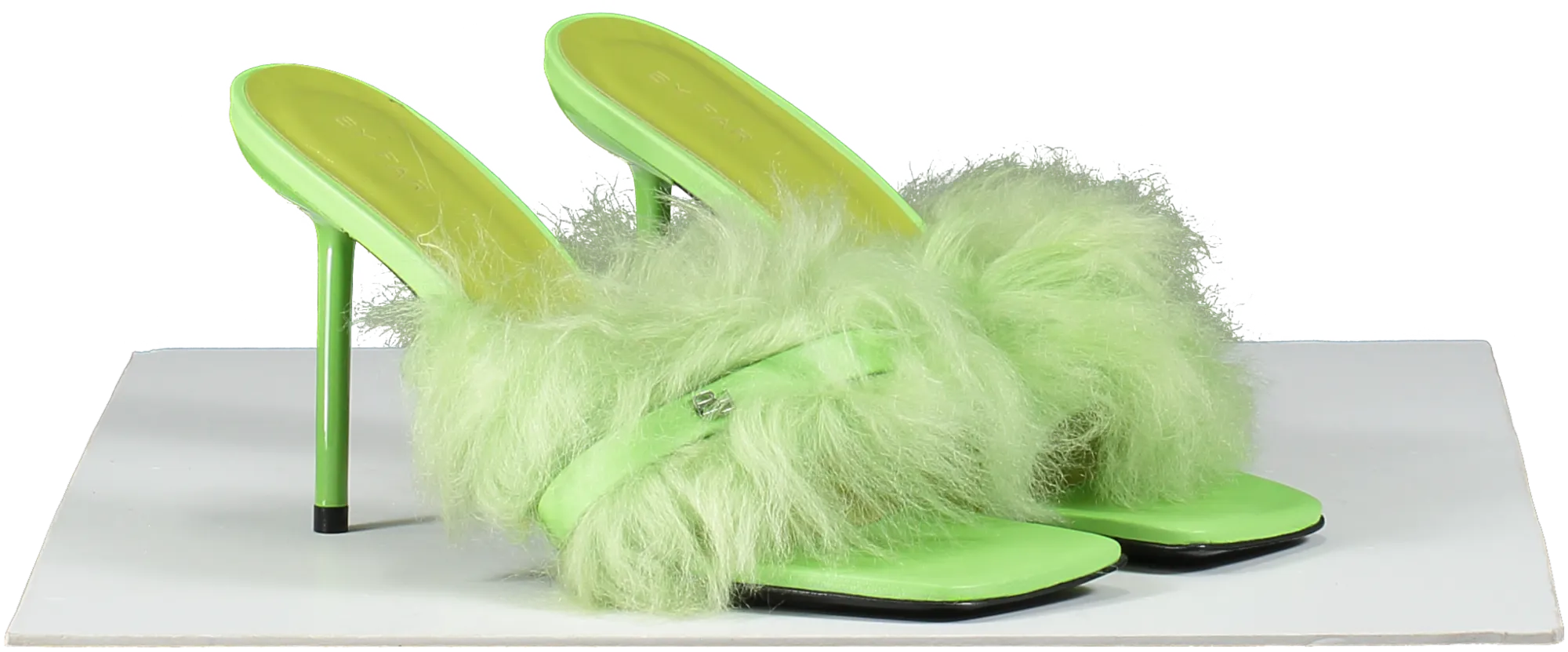 BY FAR Green Kenny Fresh Toscana Mule UK 5 EU 38 