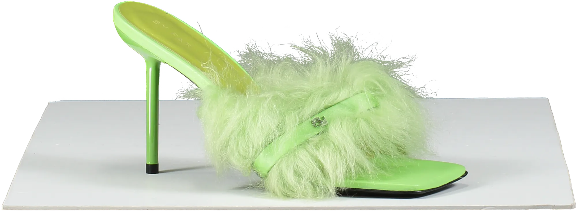 BY FAR Green Kenny Fresh Toscana Mule UK 5 EU 38 