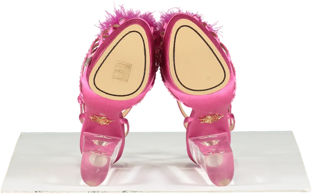 Charlotte Olympia Pink Barbie Girl Platform Heels UK 5 EU 38 