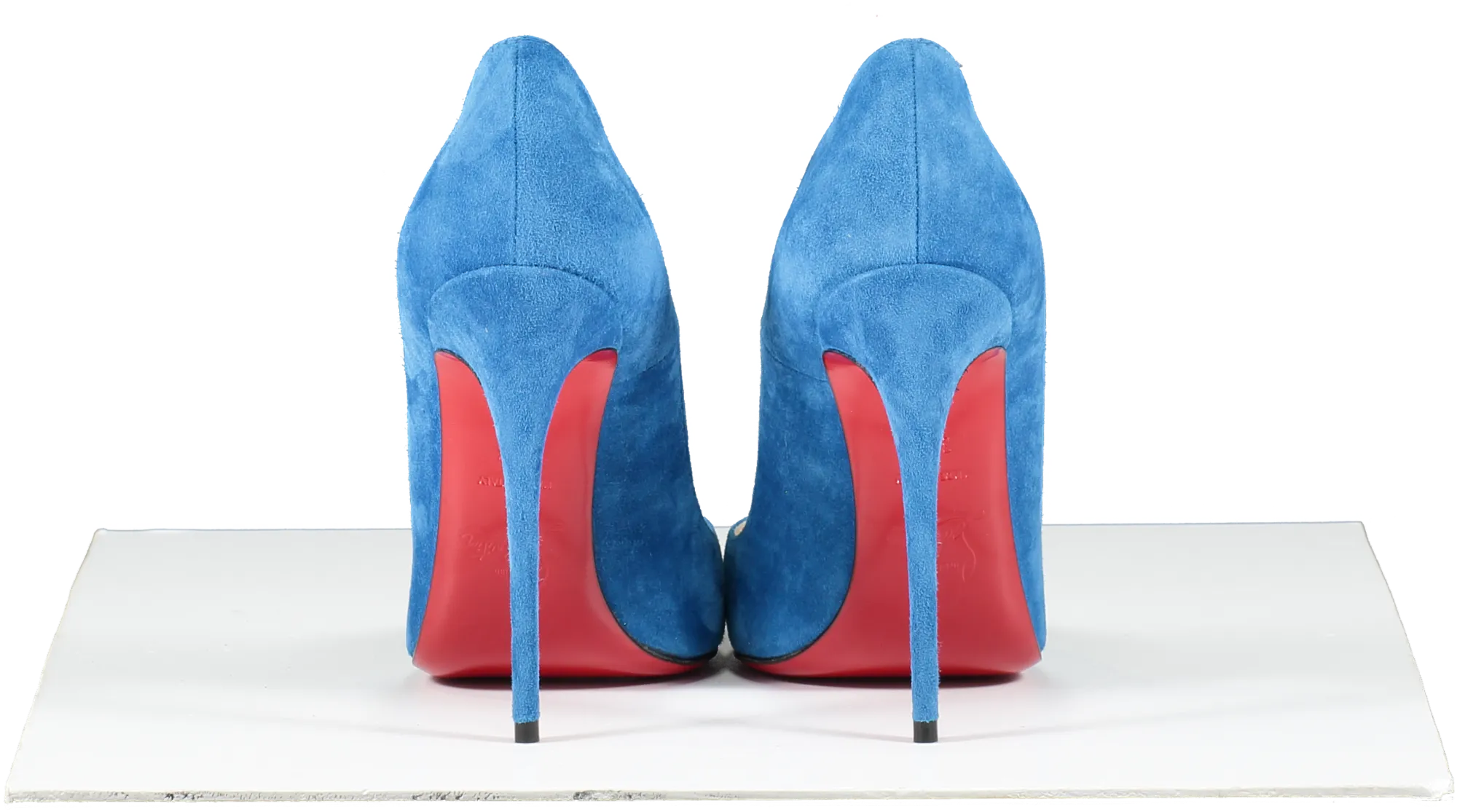 Christian Louboutin Blue Suede So Kate Court Shoes Heel 12cm UK 4.5 EU 37.5 