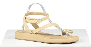 GIA BORGHINI Beige Gia Borghini X Rhw Rosie Slip On Sandals UK 6 EU 39 