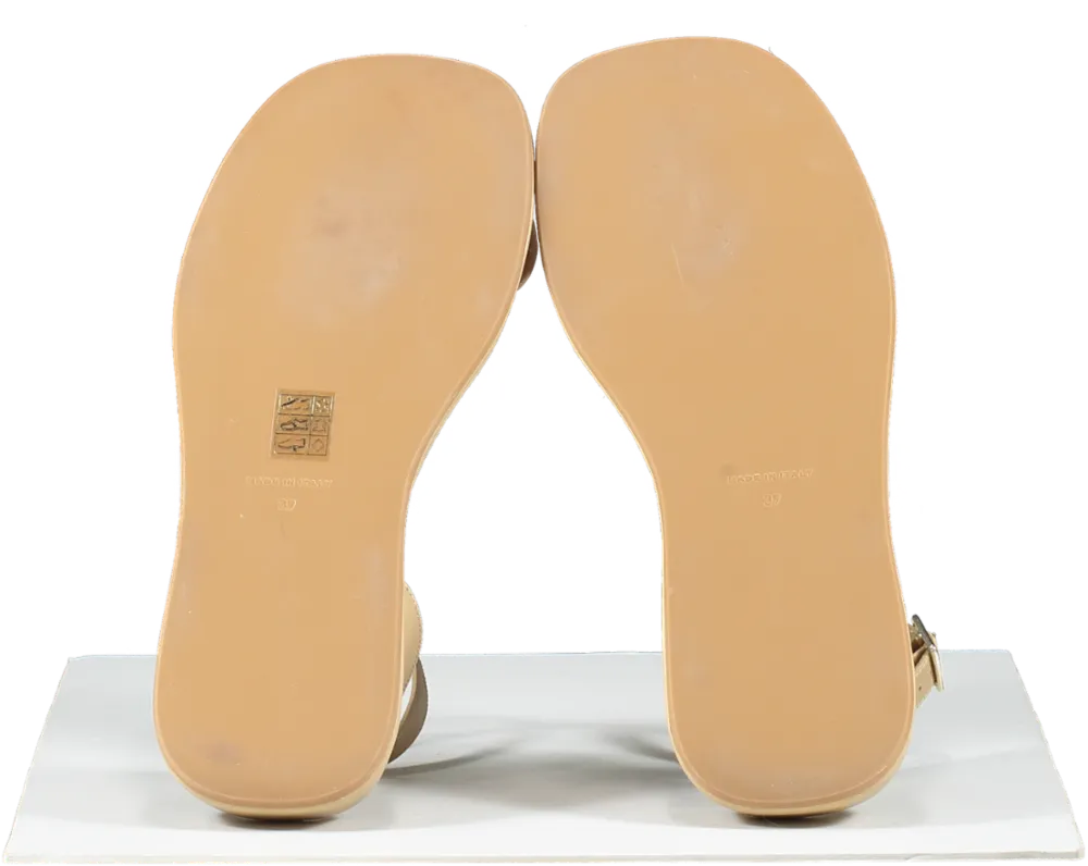 GIA BORGHINI Beige Gia Borghini X Rhw Rosie Slip On Sandals UK 6 EU 39 
