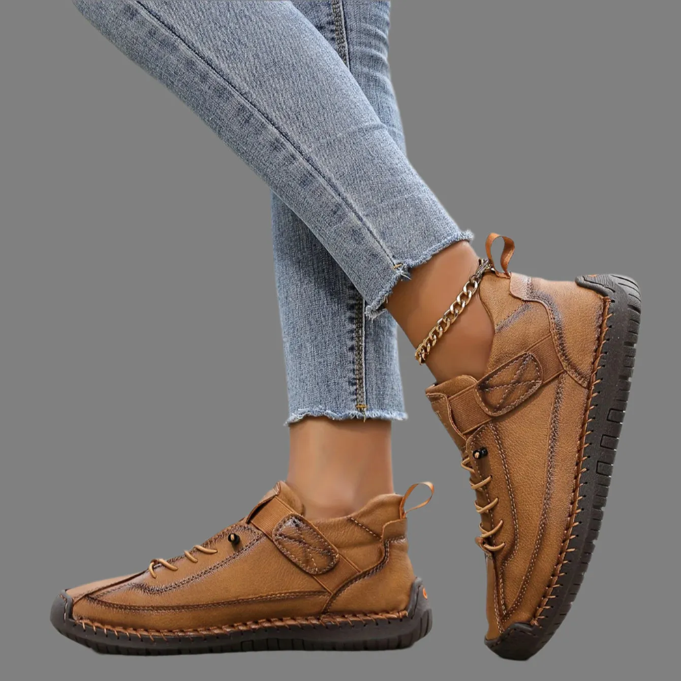 Maria | Orthopaedic Leather Ankle Boots