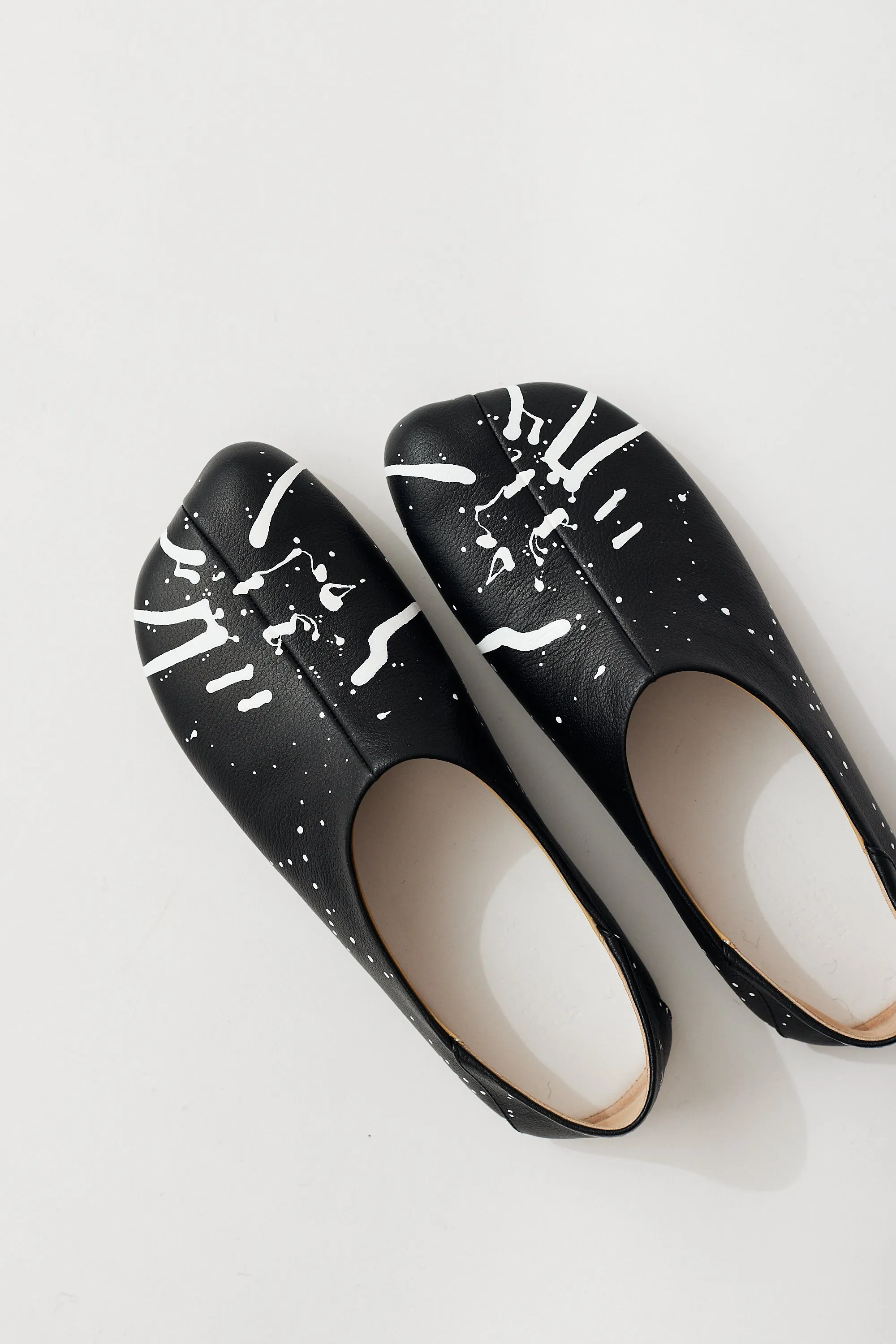 MM6 Maison Margiela Dripping Flat Goat Slipper