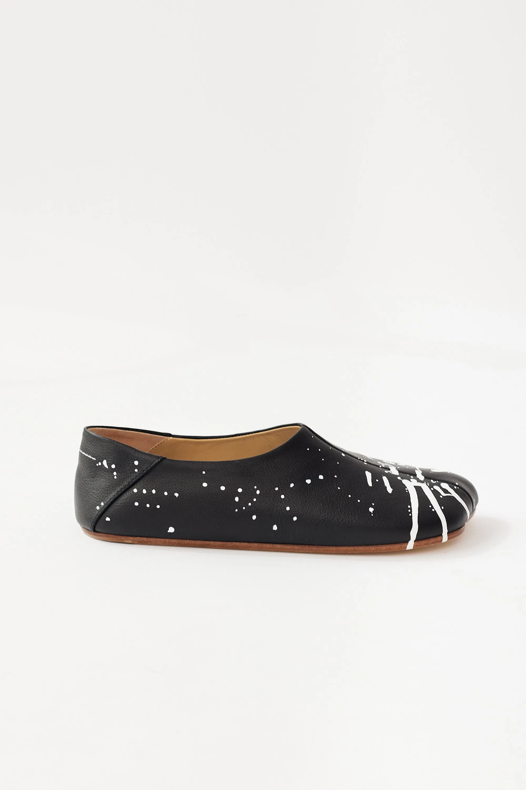 MM6 Maison Margiela Dripping Flat Goat Slipper