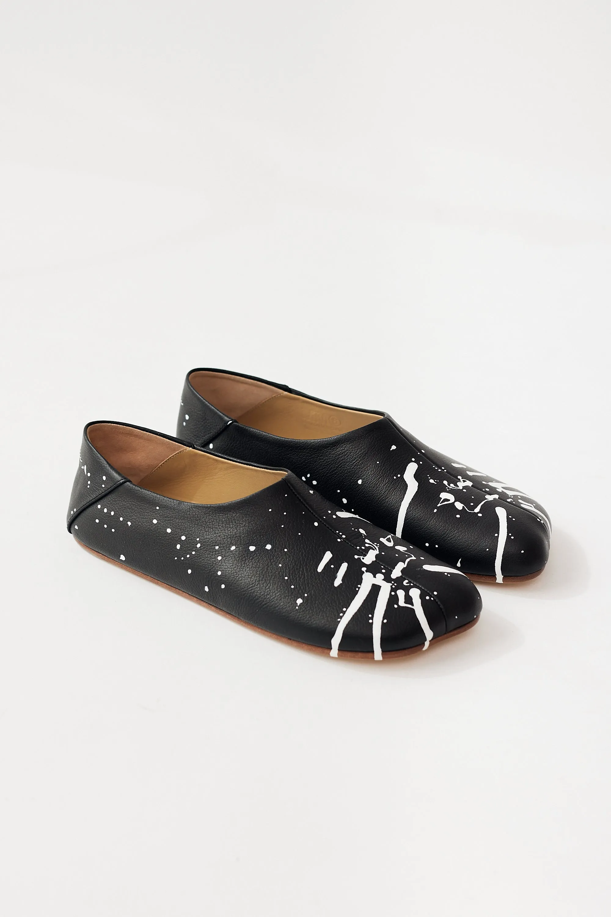 MM6 Maison Margiela Dripping Flat Goat Slipper