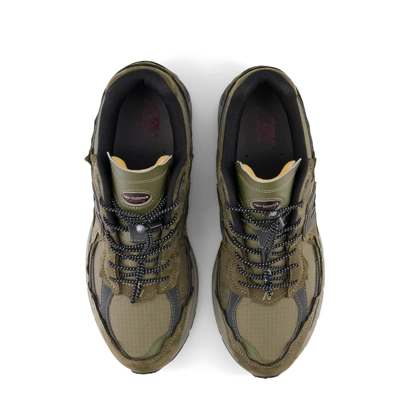New Balance Womens 2002R Trainers Dark Moss / Blacktop