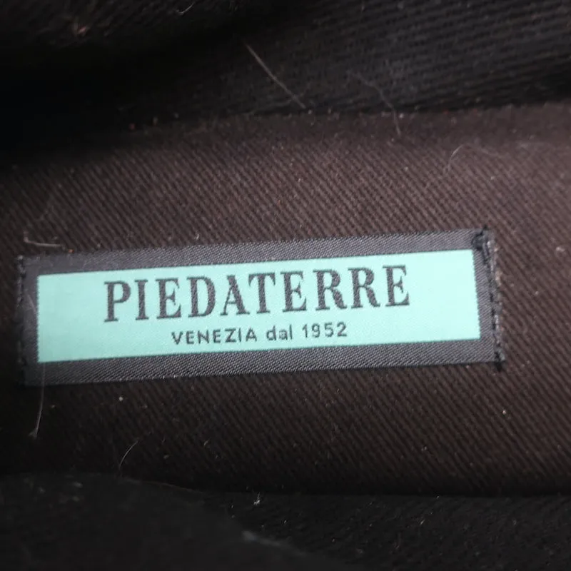 Piedaterre Modigliani Espadrille Flats Orange Velvet Size 42 NEW