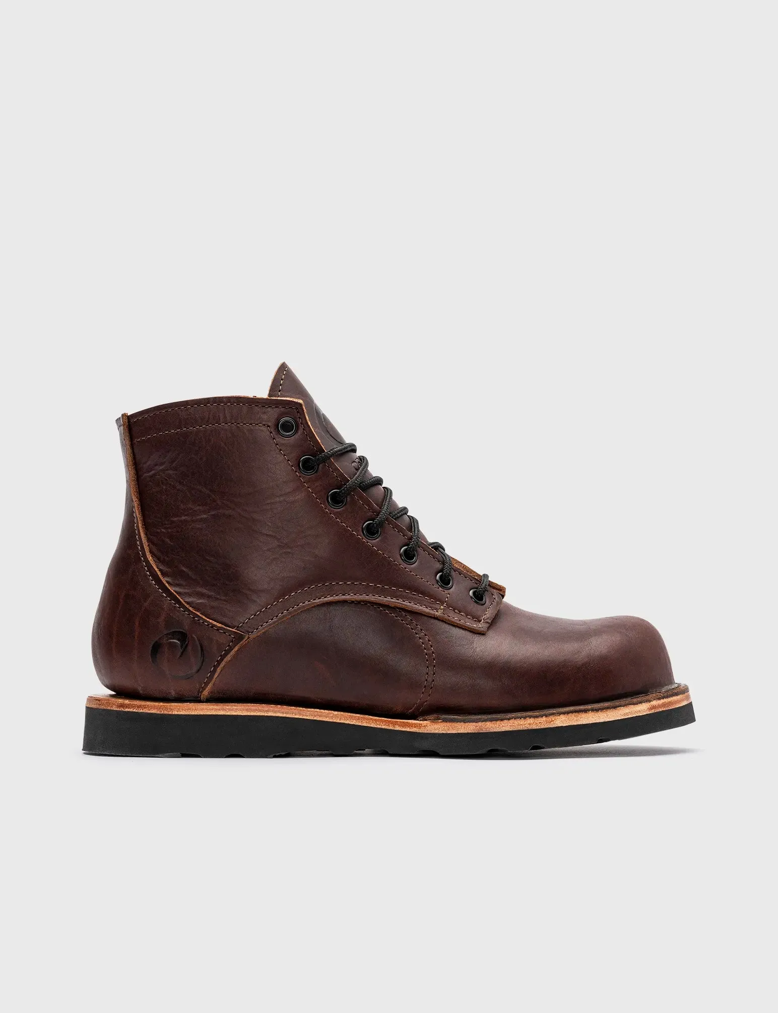 THE AMERICAN BISON 6 INCH BOOT - CHRISTY BLACK