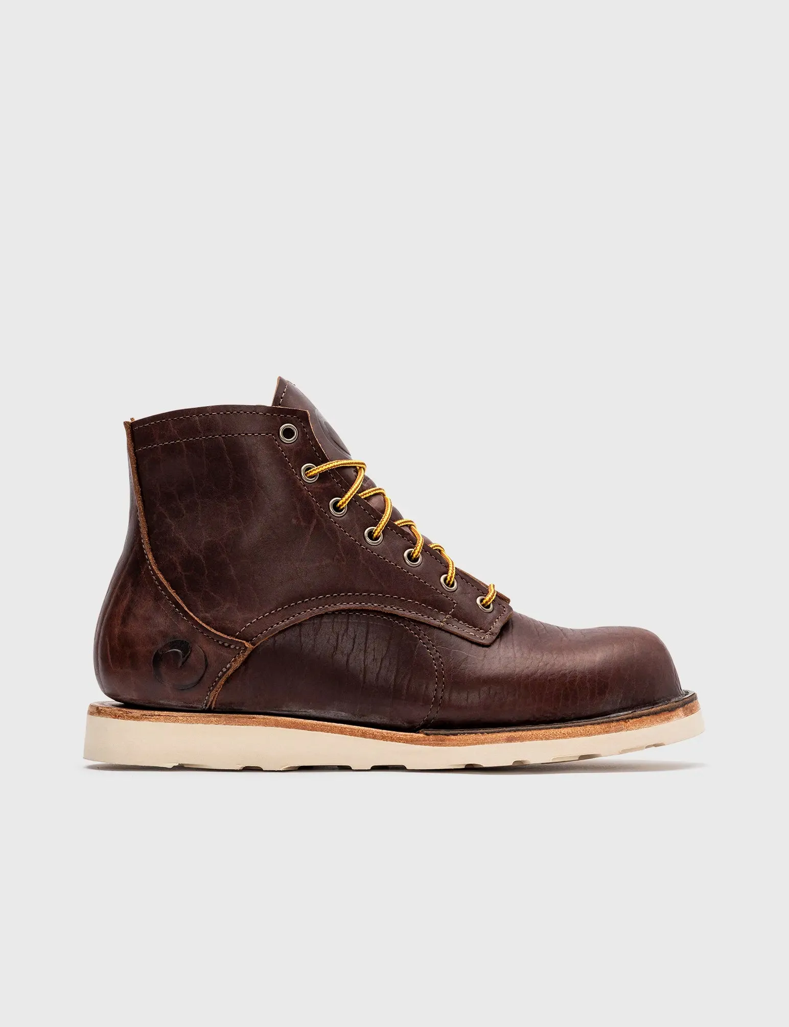 THE AMERICAN BISON 6 INCH BOOT - CHRISTY NATURAL