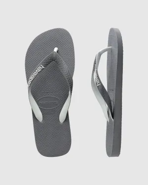 Top Mix Steel Grey Thongs